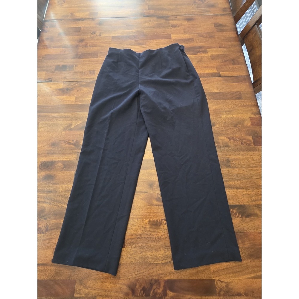 Coldwater Creek Women's Dress Pants Size 12P Classic Fit Stretchy Straight Leg‎